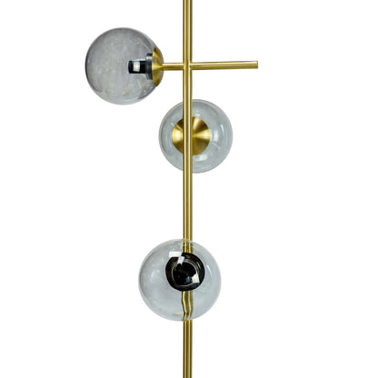 Dyberg Larsen Como Golvlampa, Rökfärgad/Mässing