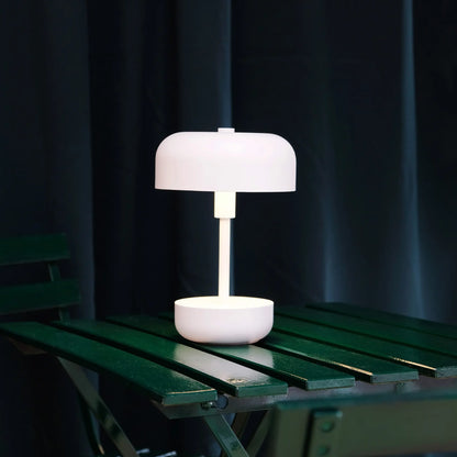Dyberg Larsen Haipot Bordslampa LED Laddningsbar, Vit