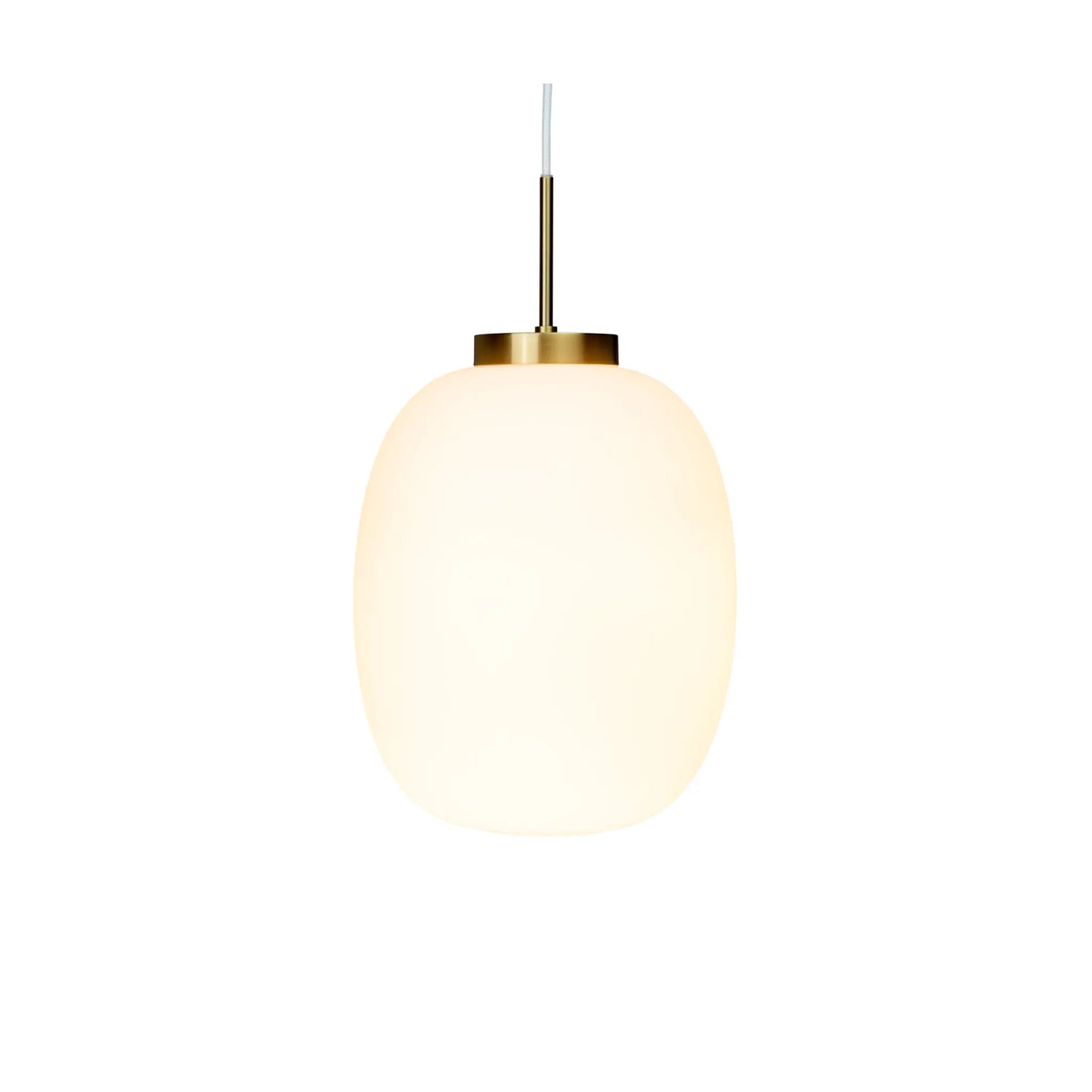 Dyberg Larsen DL39 Taklampa, Opal/Mässing