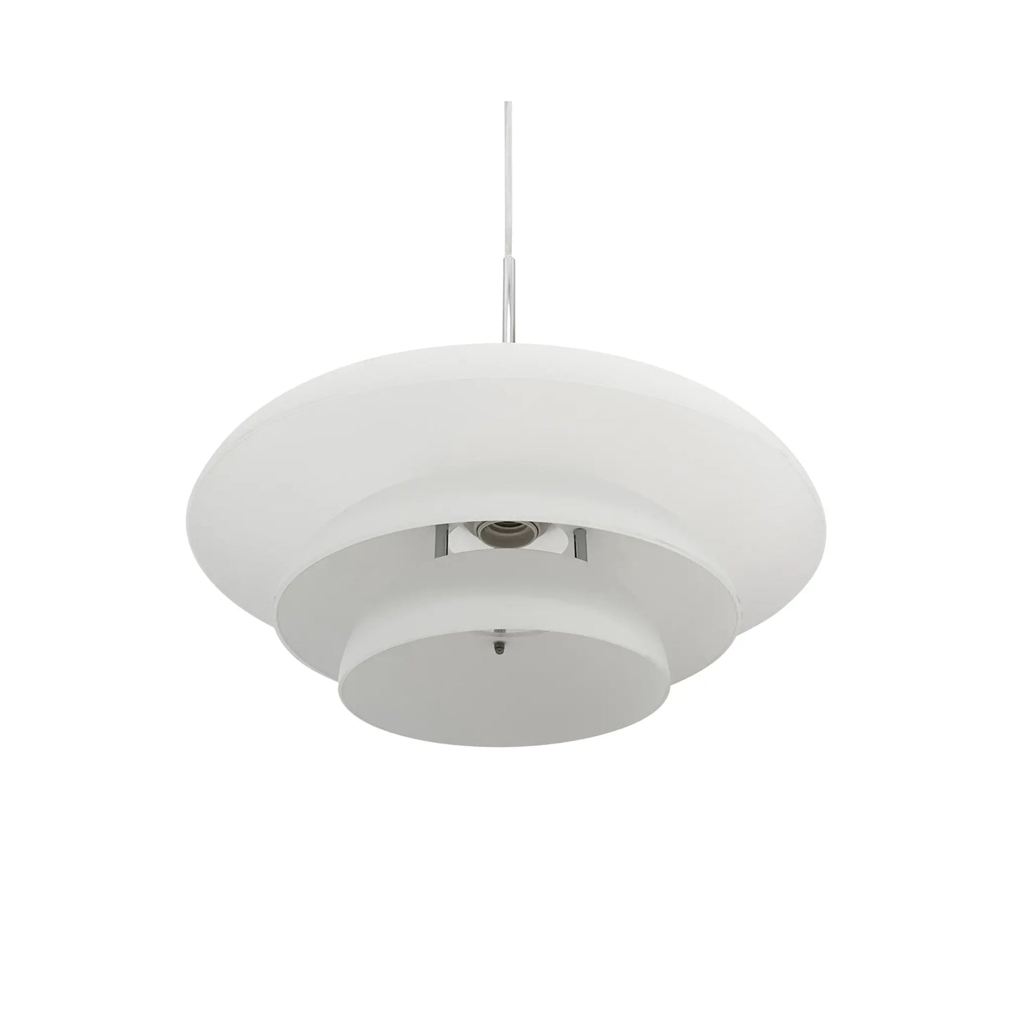 Dyberg Larsen Ava Taklampa Ø40 cm, Opal/Krom