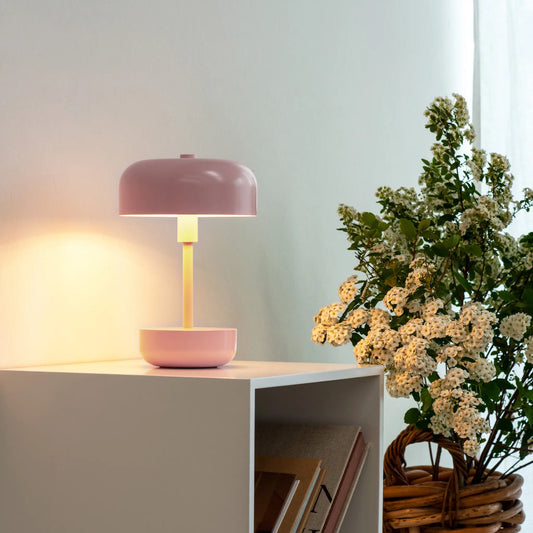Dyberg Larsen Haipot Bordslampa LED Laddningsbar, Rosa