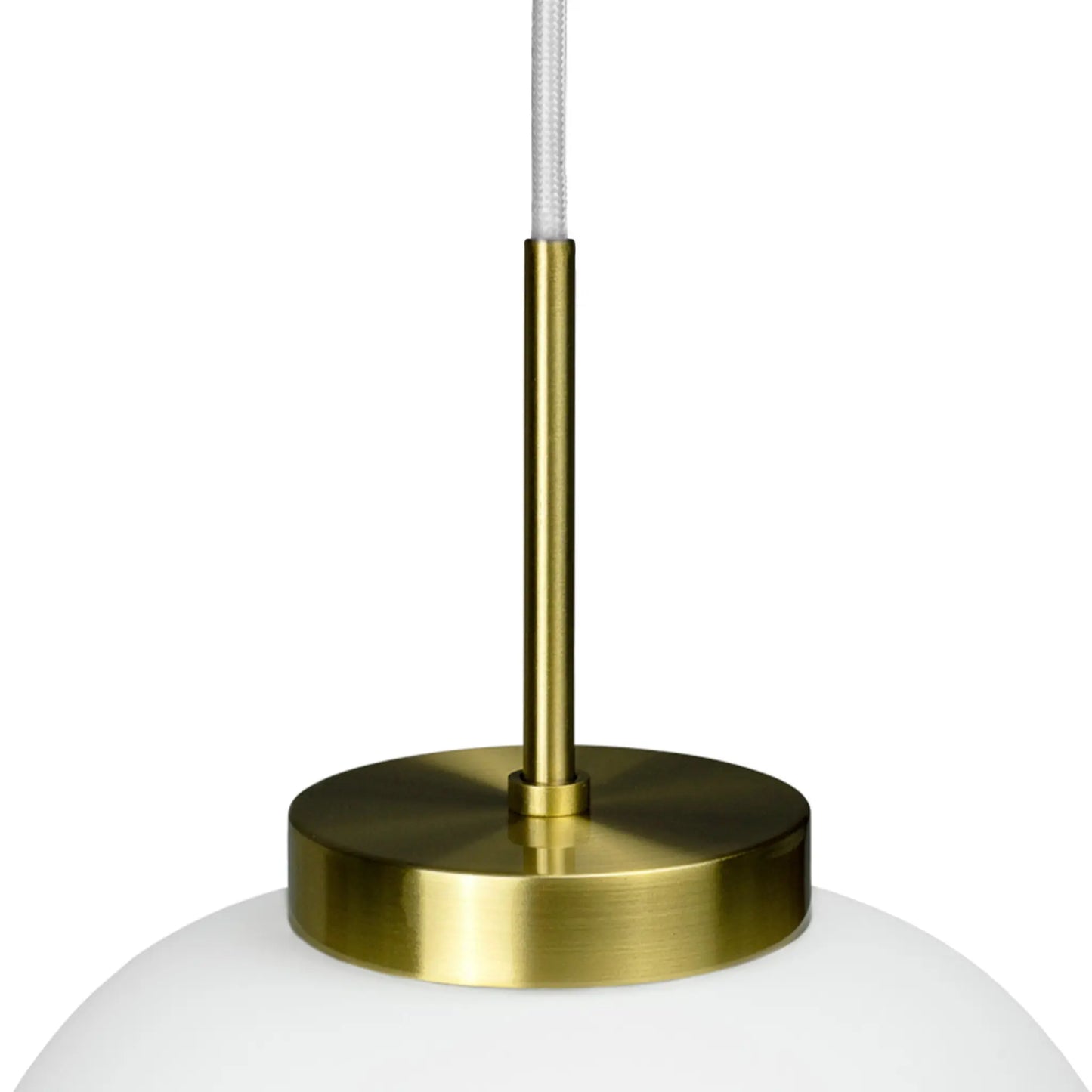 Dyberg Larsen DL39 Taklampa, Opal/Mässing