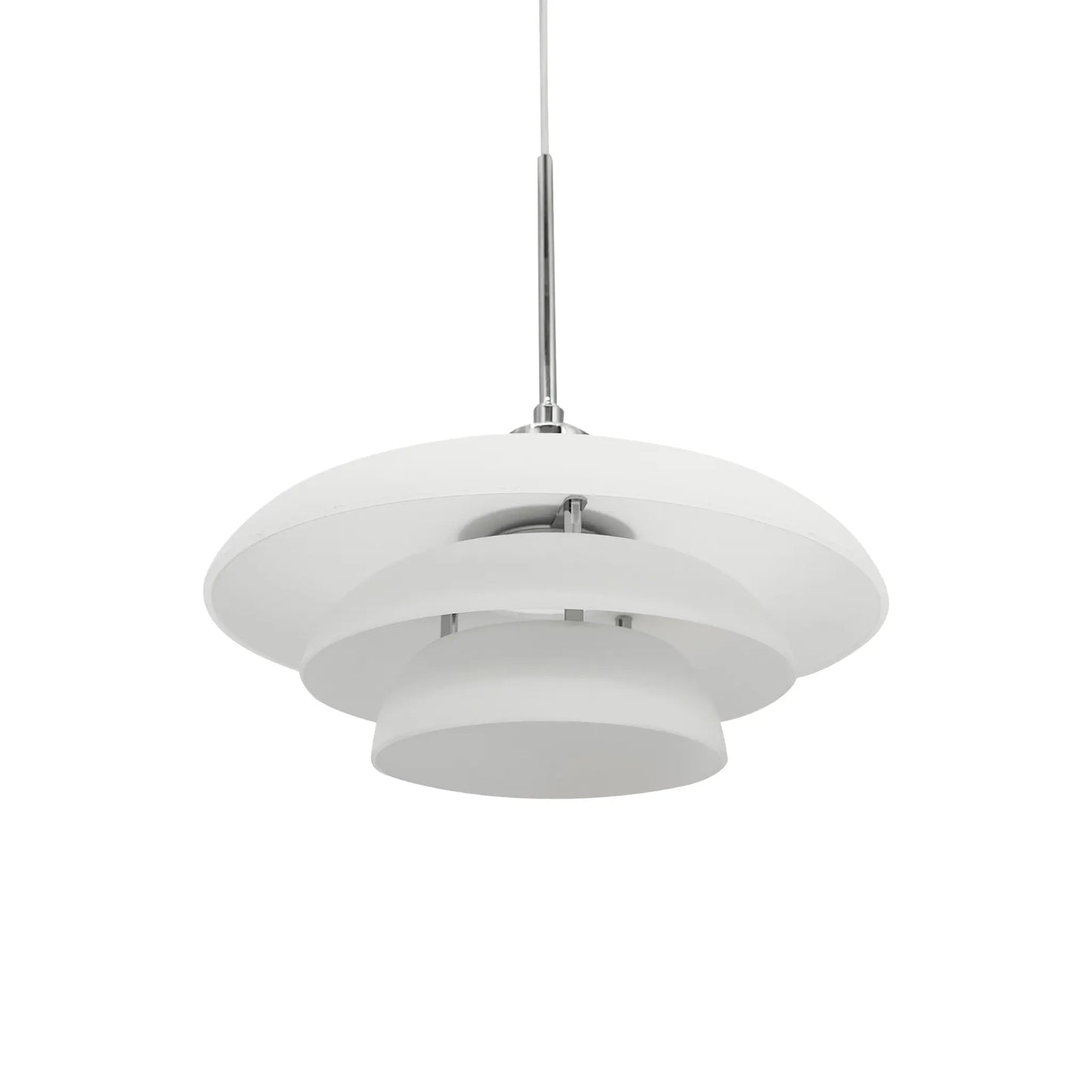 Dyberg Larsen Ava Taklampa Ø31 cm, Opal/Krom
