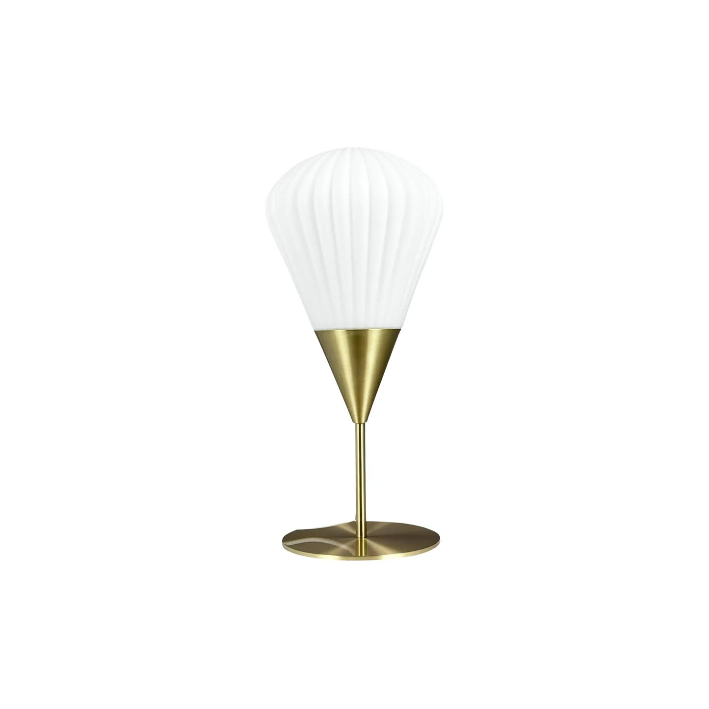 Dyberg Larsen Ballon Bordslampa, Opal/Mässing
