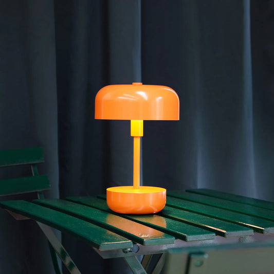 Dyberg Larsen Haipot Bordslampa LED Laddningsbar, Orange