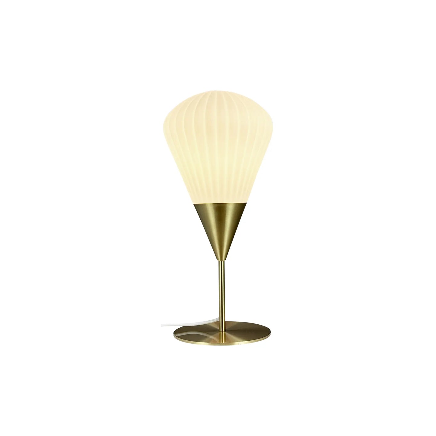 Dyberg Larsen Ballon Bordslampa, Opal/Mässing