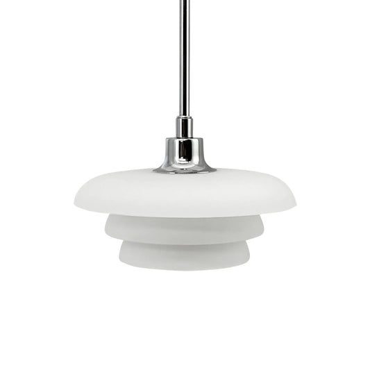 Dyberg Larsen Ava Taklampa Ø20 cm, Opal/Krom