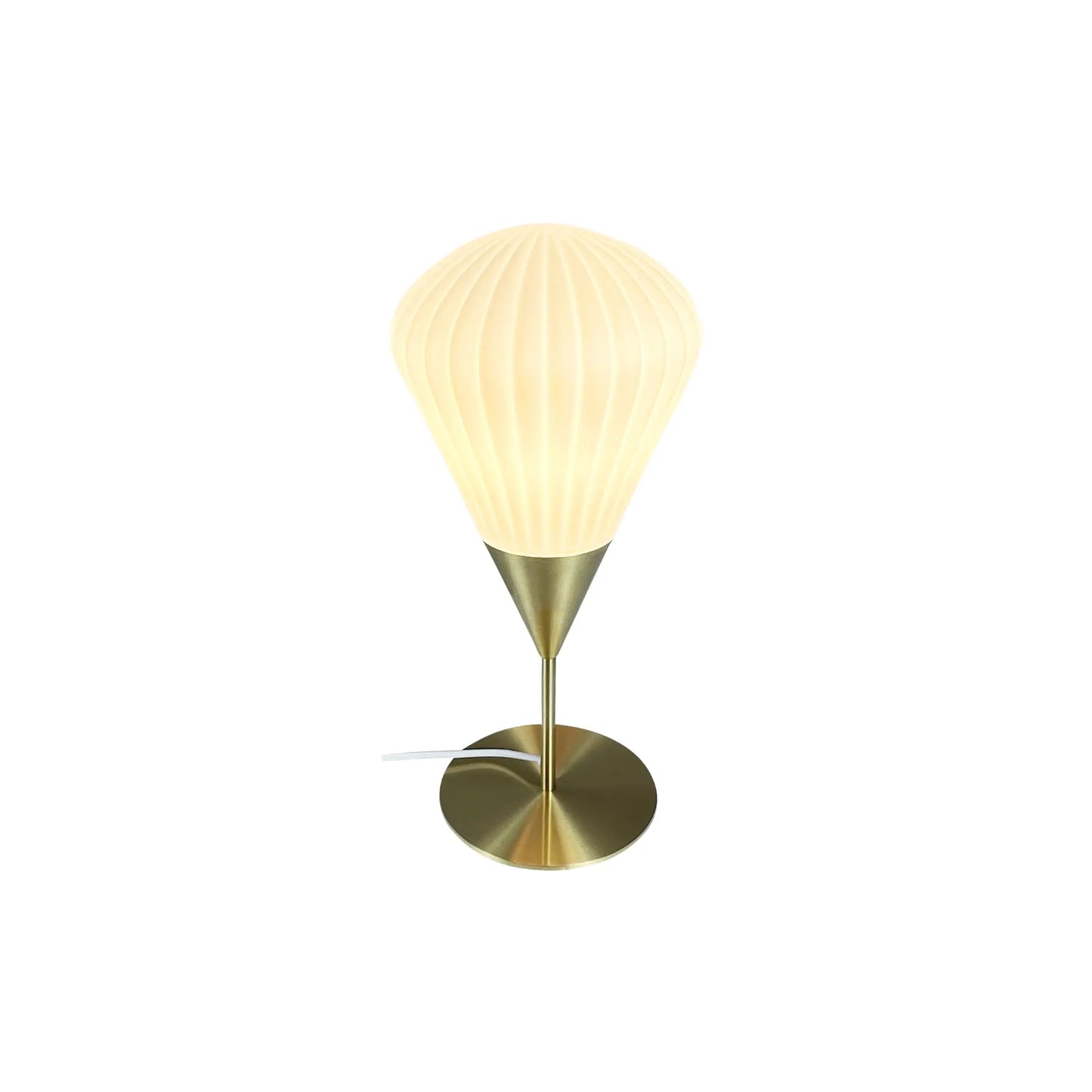 Dyberg Larsen Ballon Bordslampa, Opal/Mässing