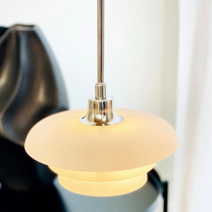 Dyberg Larsen Ava Taklampa Ø20 cm, Opal/Krom
