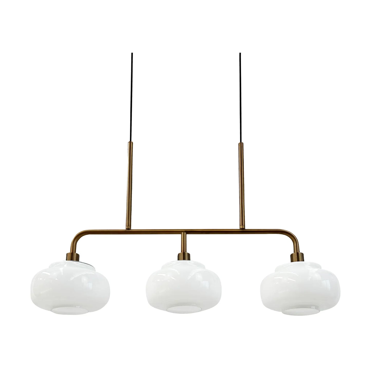 Dyberg Larsen Ossett Taklampa, Opal/Brons