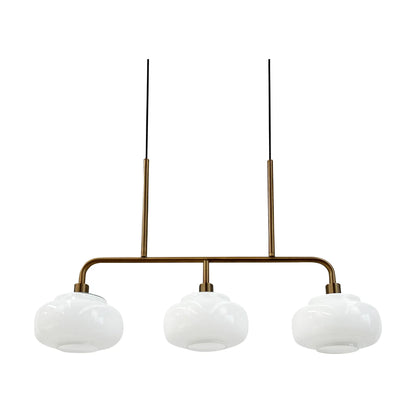 Dyberg Larsen Ossett Taklampa, Opal/Brons