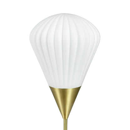 Dyberg Larsen Ballon Bordslampa, Opal/Mässing