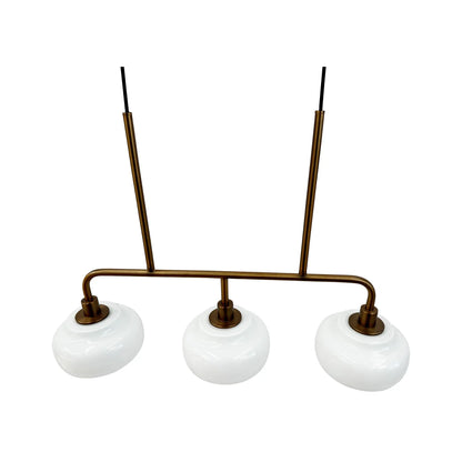 Dyberg Larsen Ossett Taklampa, Opal/Brons