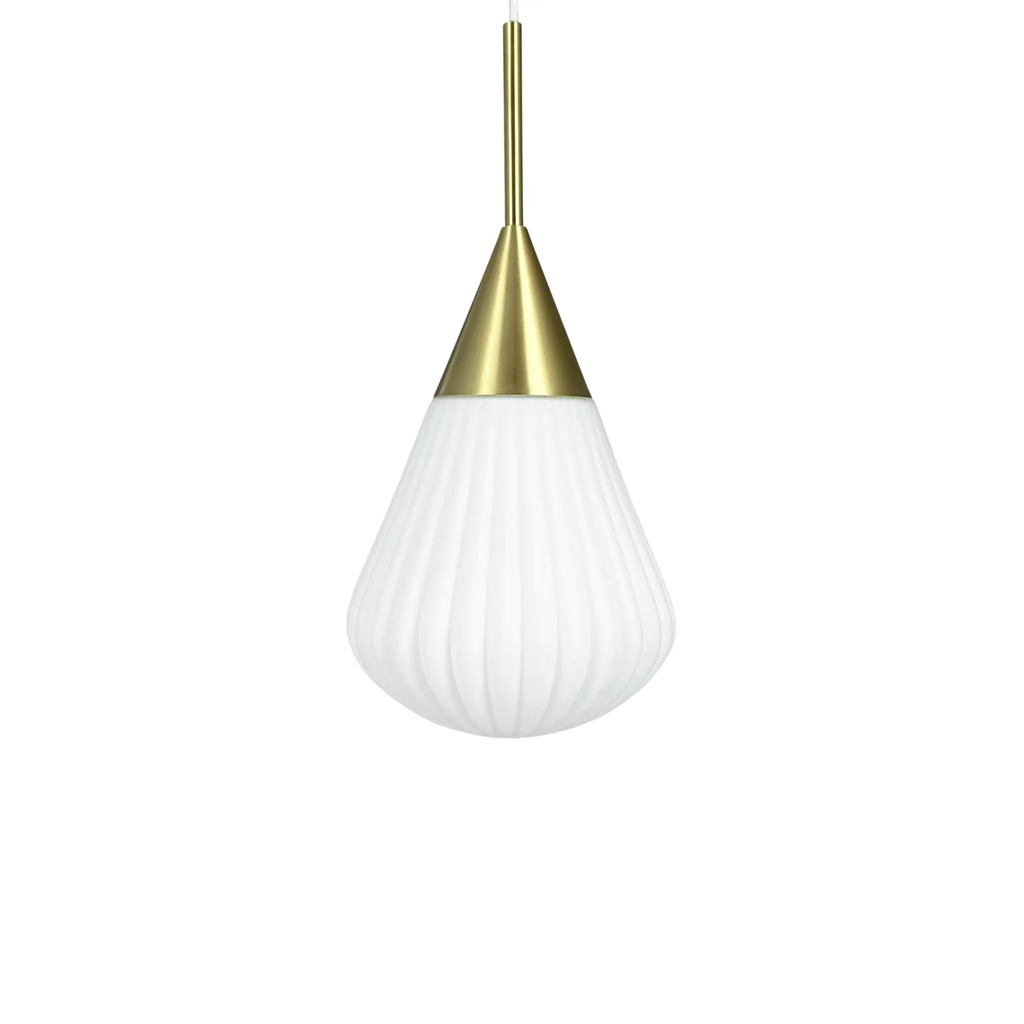 Dyberg Larsen Ballon Taklampa Liten, Opal/Mässing