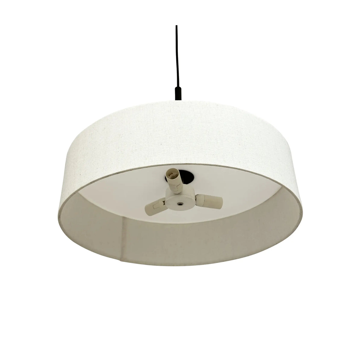 Dyberg Larsen Calix Taklampa Låg, Natur/Svart