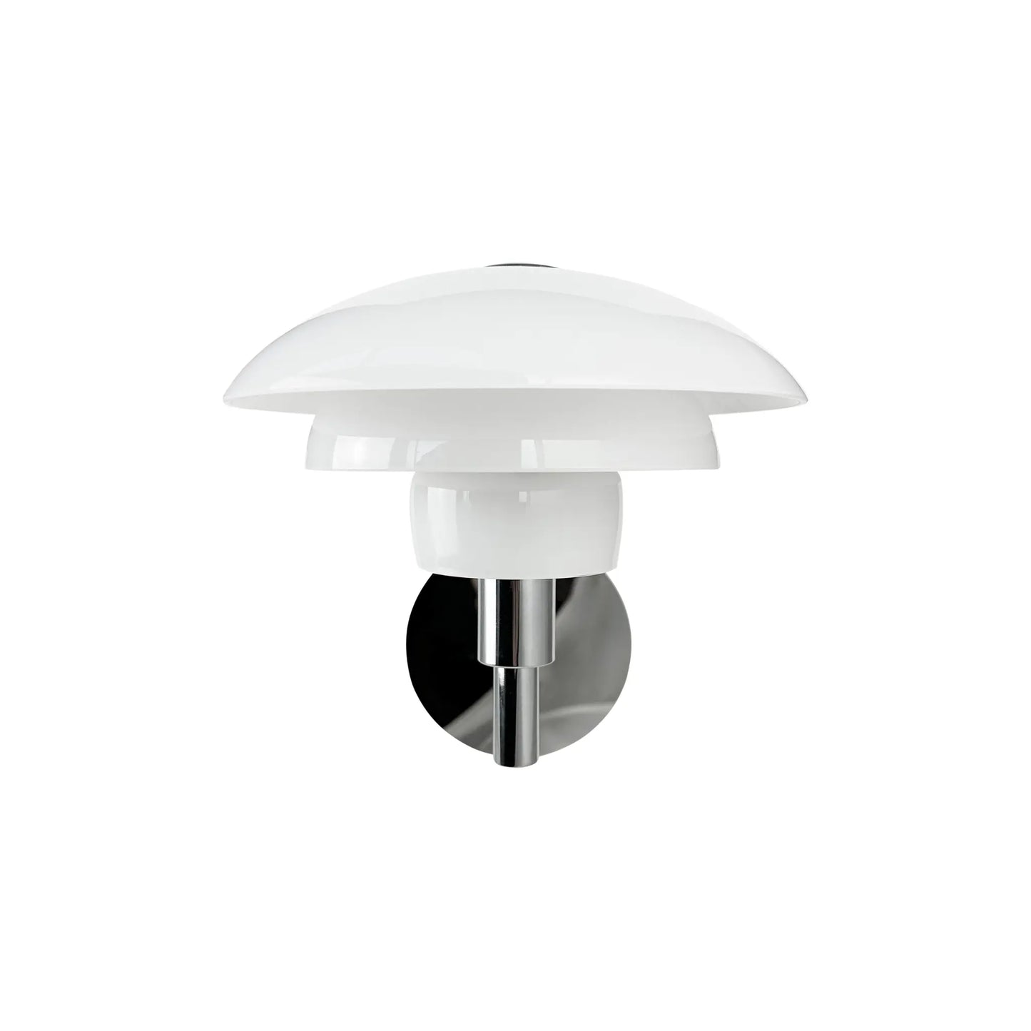 Dyberg Larsen Morph Vägglampa, Opal/Krom