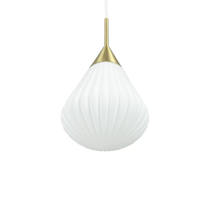 Dyberg Larsen Ballon Taklampa Liten, Opal/Mässing
