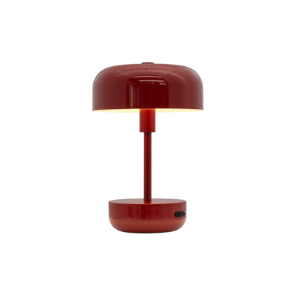 Dyberg Larsen Haipot Bordslampa LED Laddningsbar, Mörkröd