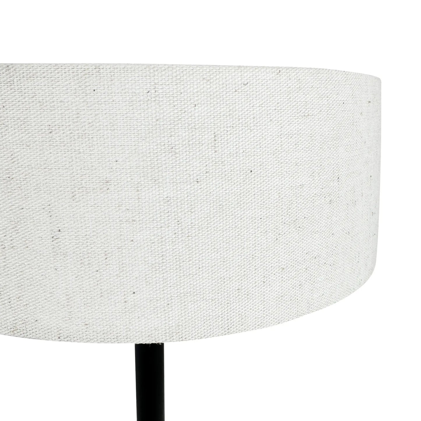 Dyberg Larsen Calix Bordslampa med tygskärm, Svart/Natur