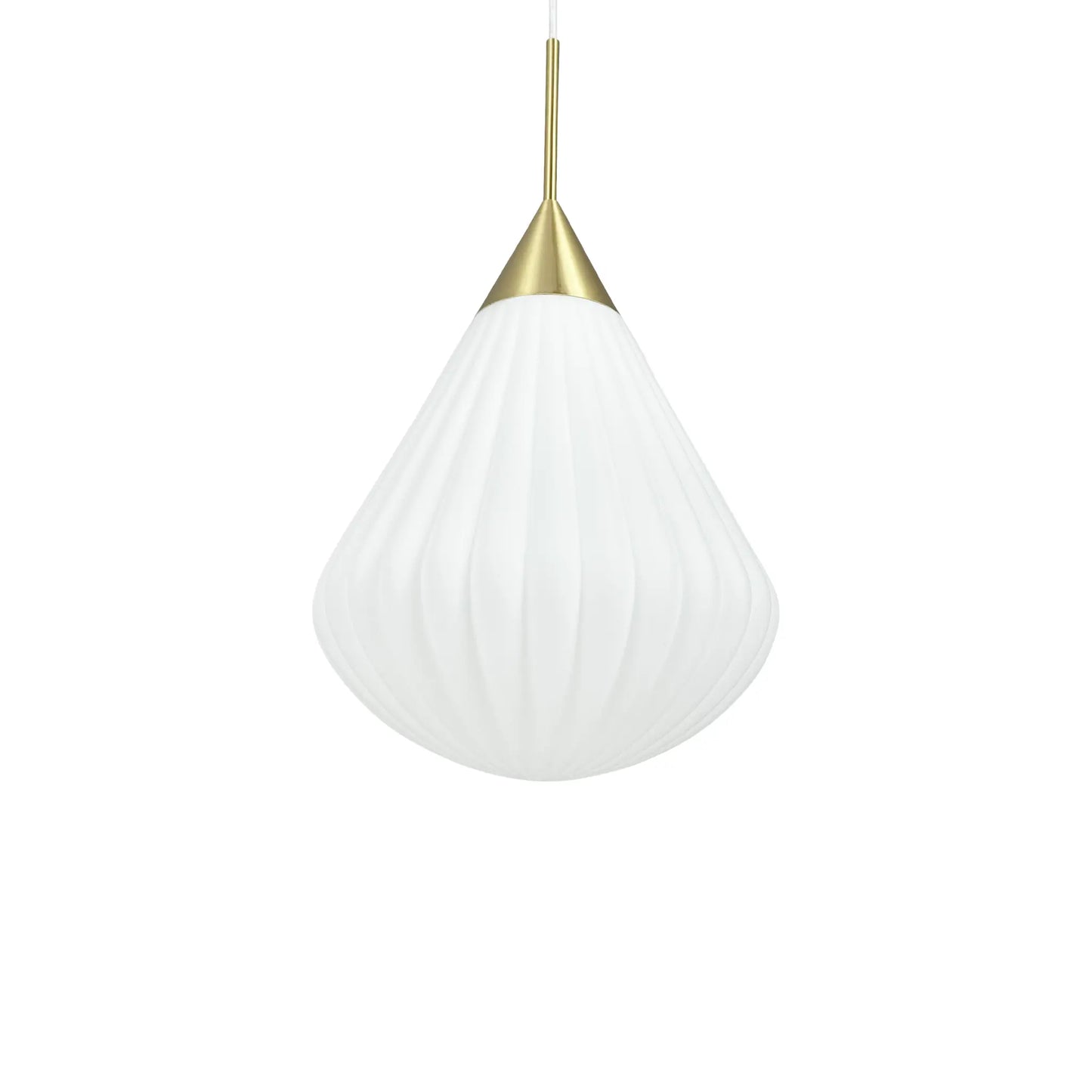 Dyberg Larsen Ballon Taklampa Stor, Opal/Mässing