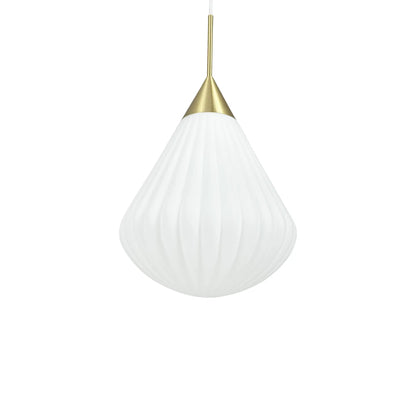 Dyberg Larsen Ballon Taklampa Stor, Opal/Mässing