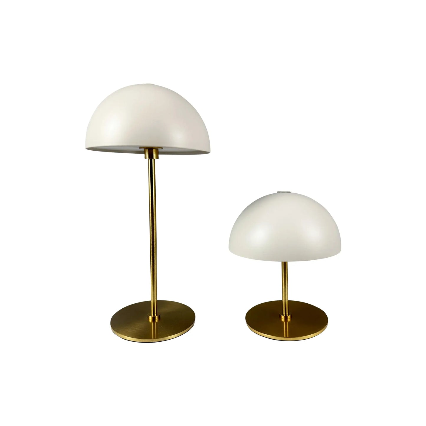 Dyberg Larsen Along Bordslampa 2-pack, Beige/Mässing