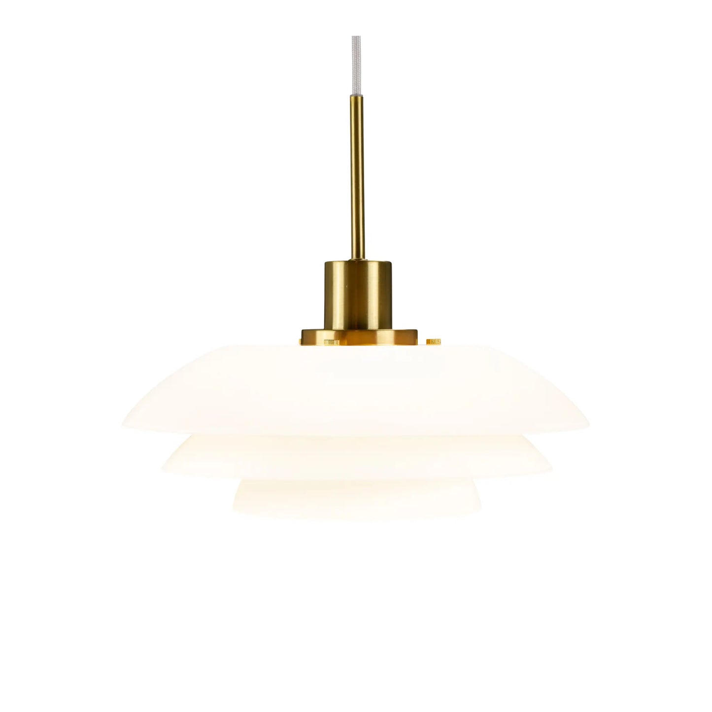 Dyberg Larsen DL31 Taklampa, Opal/Mässing