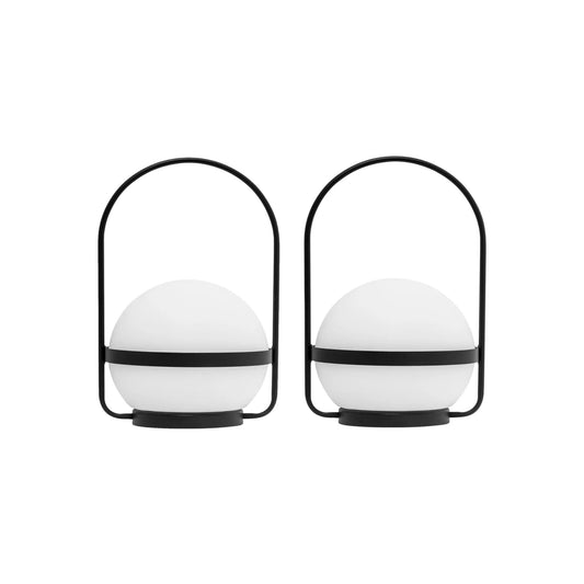 Dyberg Larsen Summer Utomhusvägglampa 10 cm, Vit/Svart