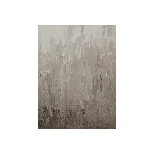 Eightmood Ombre Målning 90x120 cm, Sand/Vit