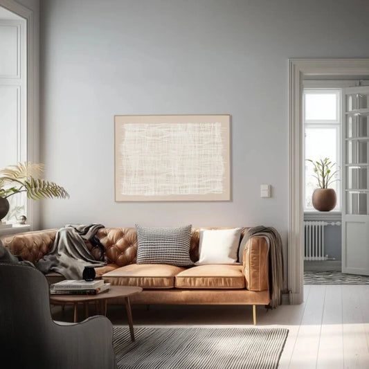 Eightmood Haze 3D-Tavla 90x120 cm, Vit