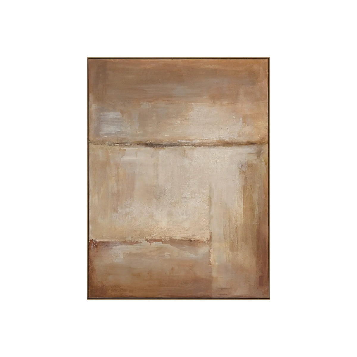 Eightmood Glint Målning 90x120 cm, Rostbrun