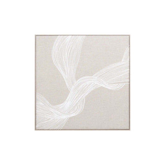 Eightmood Medole 3D-Tavla 80x80 cm, Beige