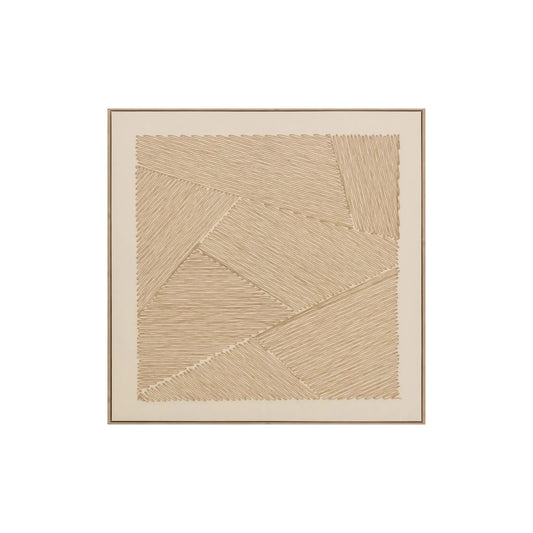 Eightmood Wind Konstverk 90x90 cm, Sand