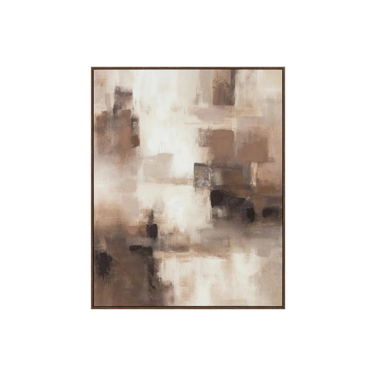 Eightmood Far Handmålad Canvastavla 80x100 cm, Brun