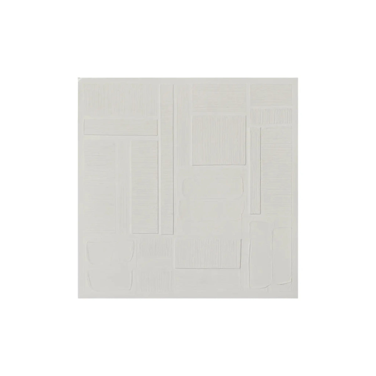 Eightmood April 3D-Tavla 90x90 cm, Vit