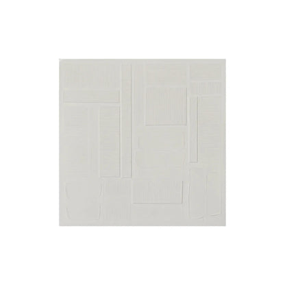 Eightmood April 3D-Tavla 90x90 cm, Vit