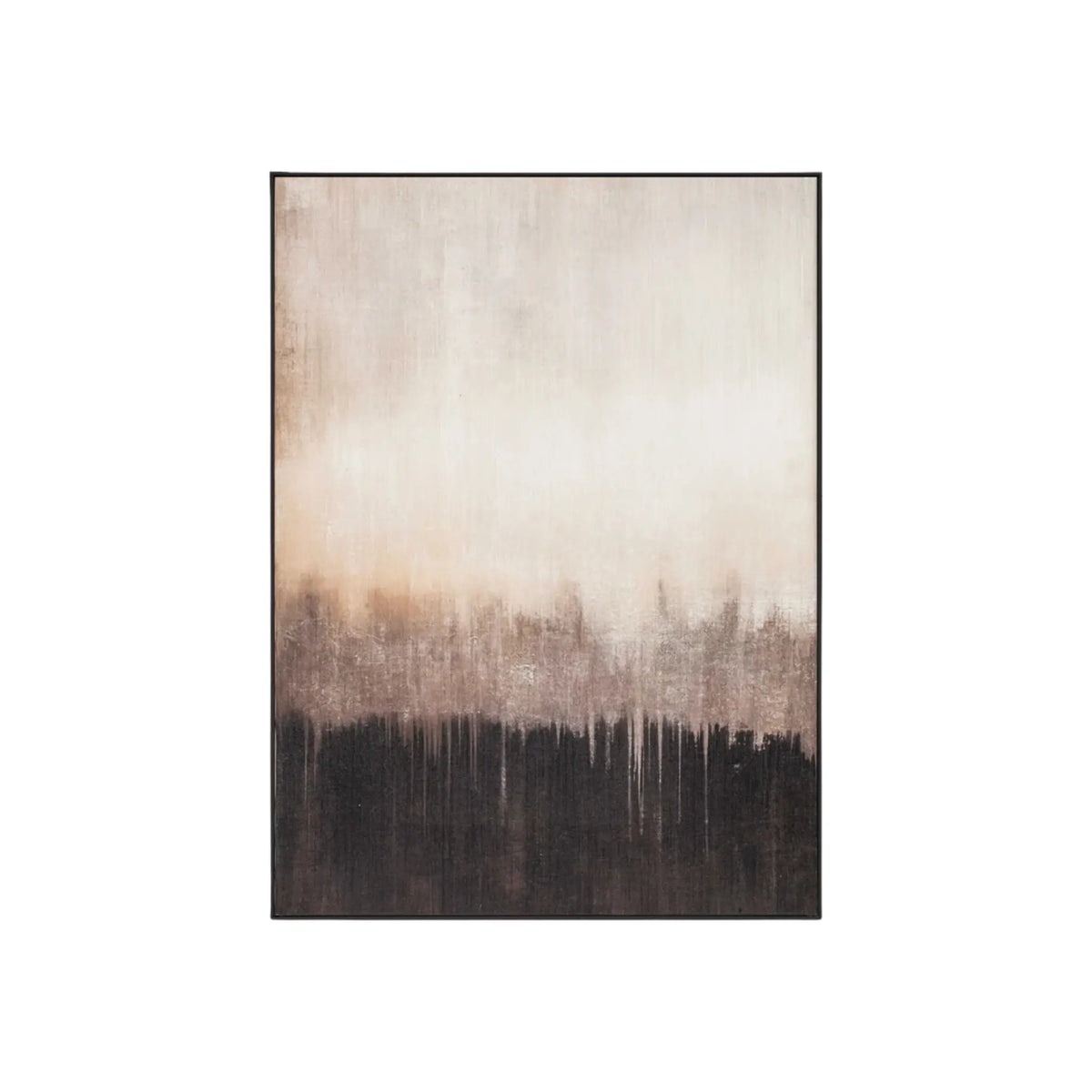 Eightmood Forest Inramat Canvastryck 90x120 cm, Beige/Svart