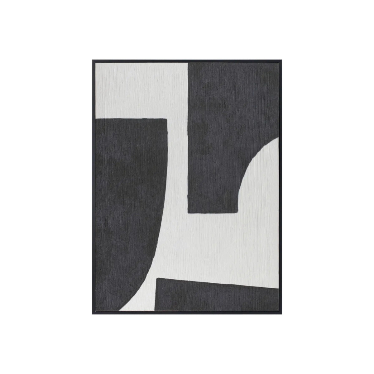 Eightmood Belmore Canvastryck 60x80 cm, Svart/Vit