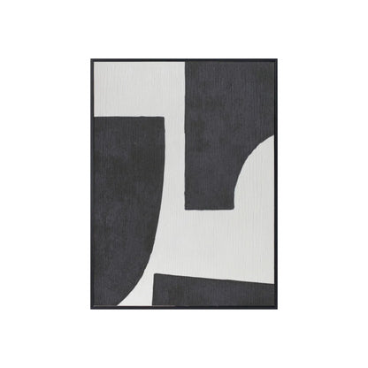 Eightmood Belmore Canvastryck 60x80 cm, Svart/Vit