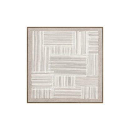 Eightmood Peace 3D-Tavla 90x90 cm, Vit
