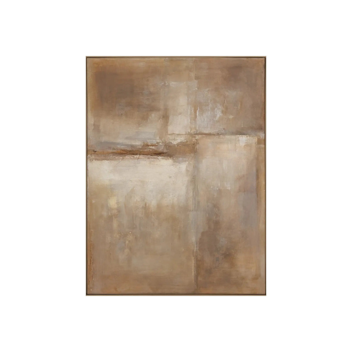 Eightmood Marsh Målning 90x120 cm, Rostbrun