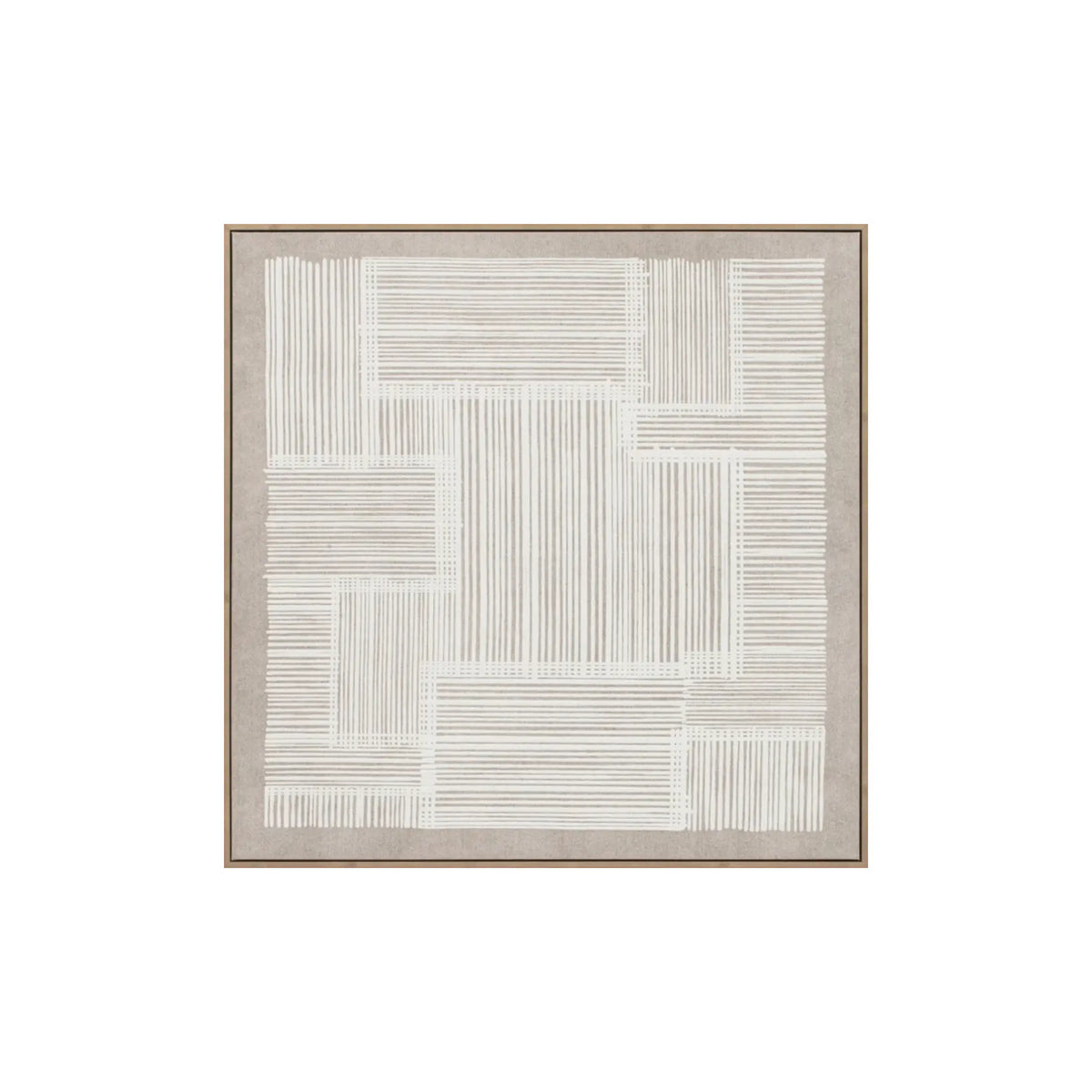 Eightmood Eden 3D-Tavla 90x90 cm, Vit