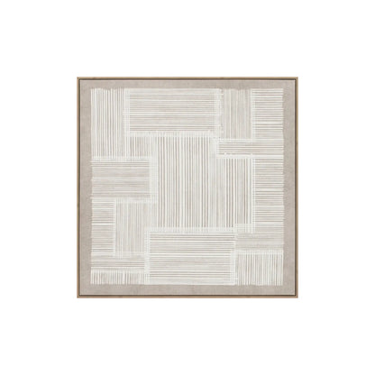Eightmood Eden 3D-Tavla 90x90 cm, Vit