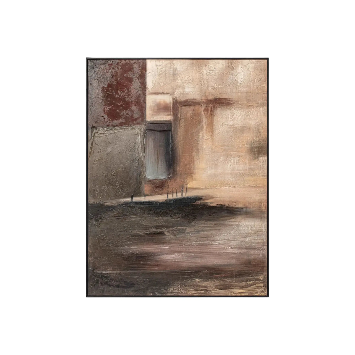 Eightmood Cetera Handmålad Tavla 90x120 cm, Brun