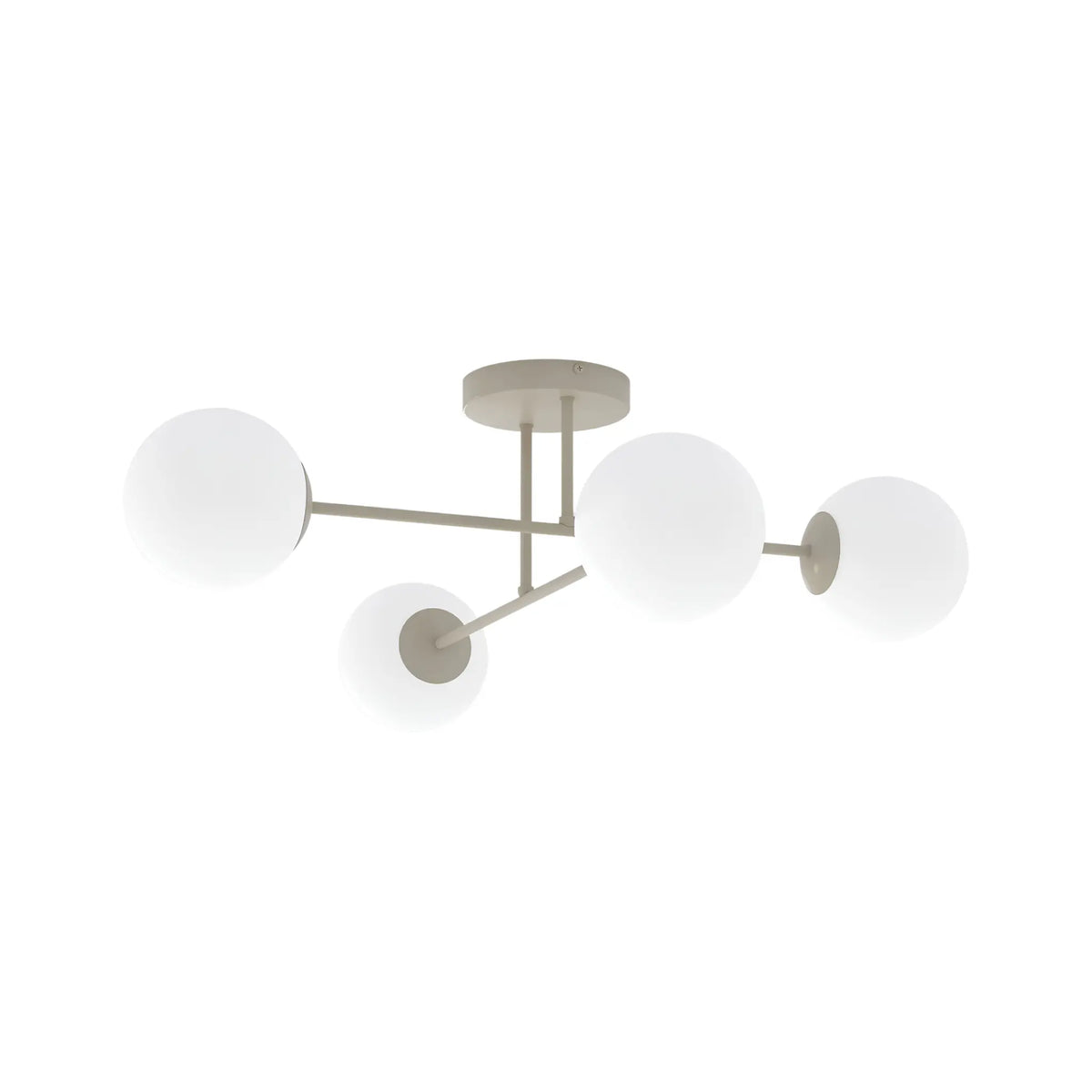 Emibig Roma Taklampa 4-ljus 55x75 cm, Beige