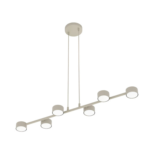 Emibig Megara Pendellampa 6-ljus 80x19 cm, Beige
