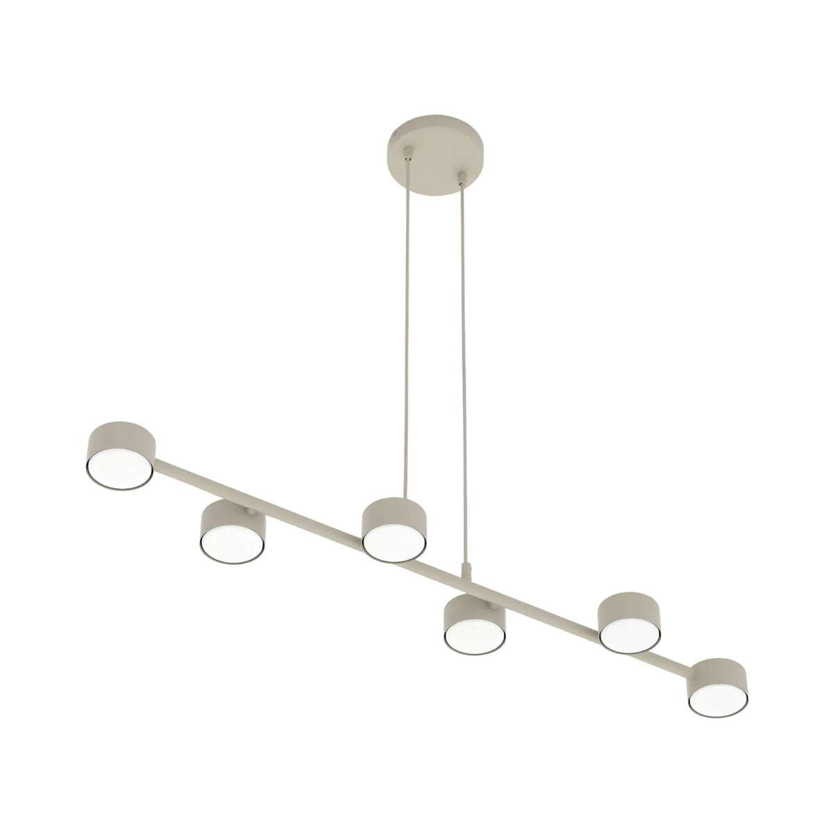 Emibig Megara Pendellampa 6-ljus 80x19 cm, Beige