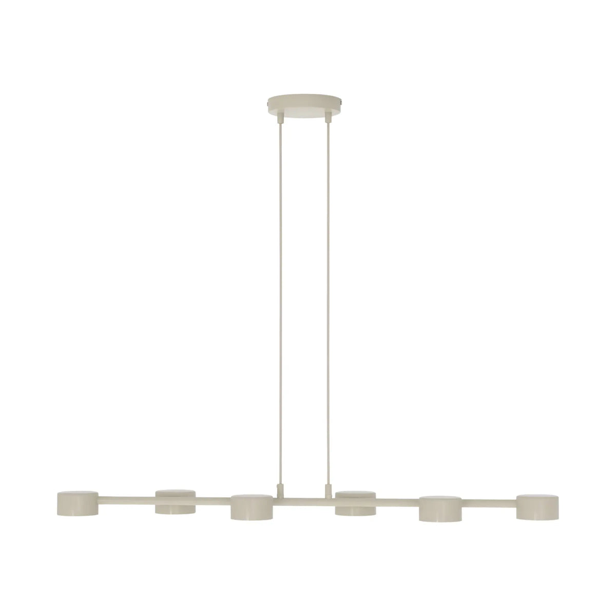 Emibig Megara Pendellampa 6-ljus 80x19 cm, Beige