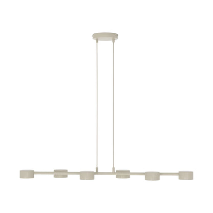 Emibig Megara Pendellampa 6-ljus 80x19 cm, Beige