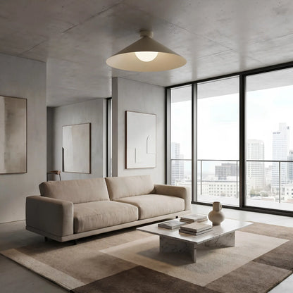 Emibig Mono Taklampa Ø50 cm, Beige